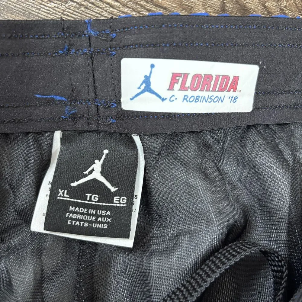 Florida Gators Pants Men's XL Blue Basketball Nike Jordan Storm-FIT Team Issued