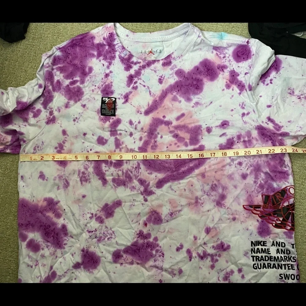 Air Jordan Logo Tie Dye Vintage Shirt Size XXL