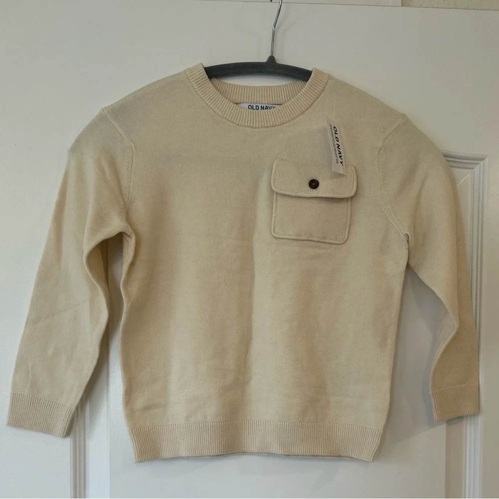 NWT Old Navy SoSoft Lite Utility Pocket Sweater for Toddler Boys