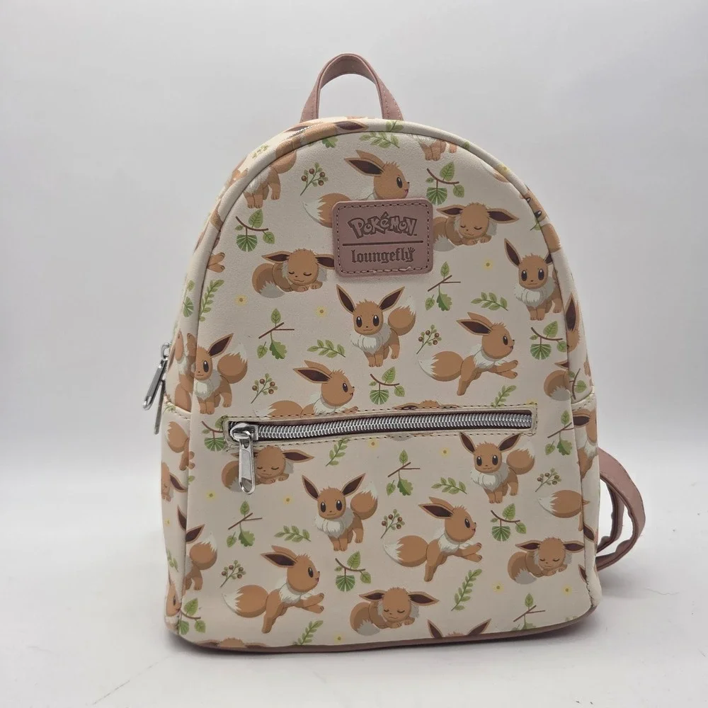Loungefly Pokemon Eevee Poses Branches Mini Backpack Allover Bag Graphic Pokémon