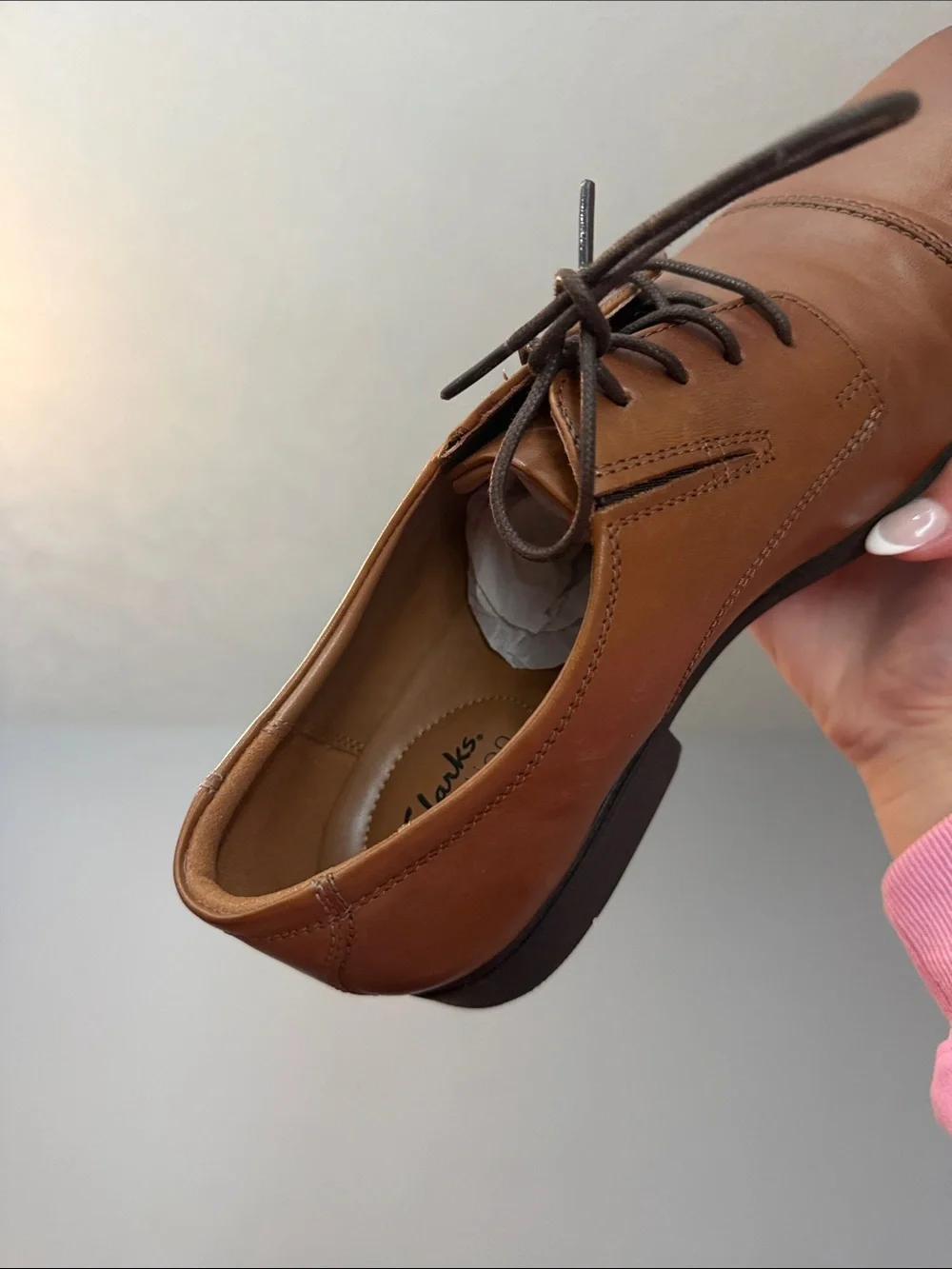 Clarks stitching smooth
