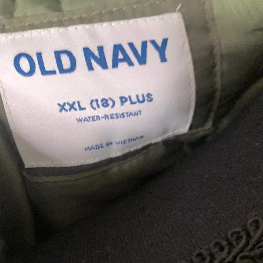 OLD NAVY KIDS BOY/GIRL Olive Quilted Jacket