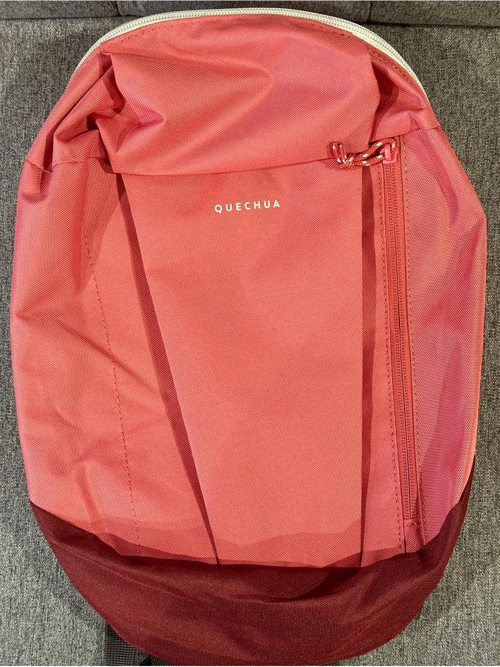 NEW Decathlon Quechua 10L Hiking Backpack Daypack Coral Pink & Maroon Small