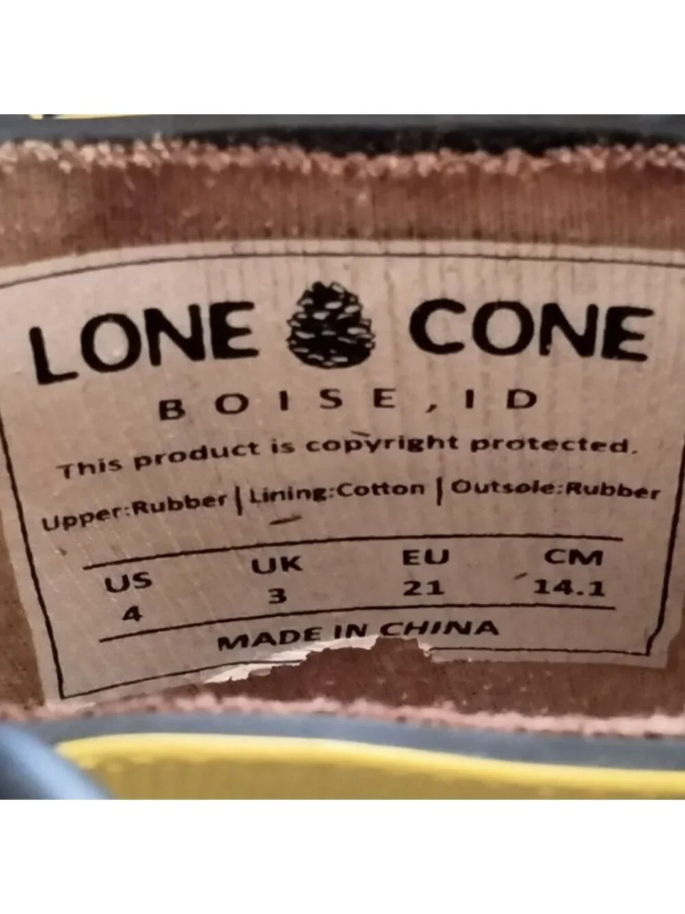 Lone Cone kid look