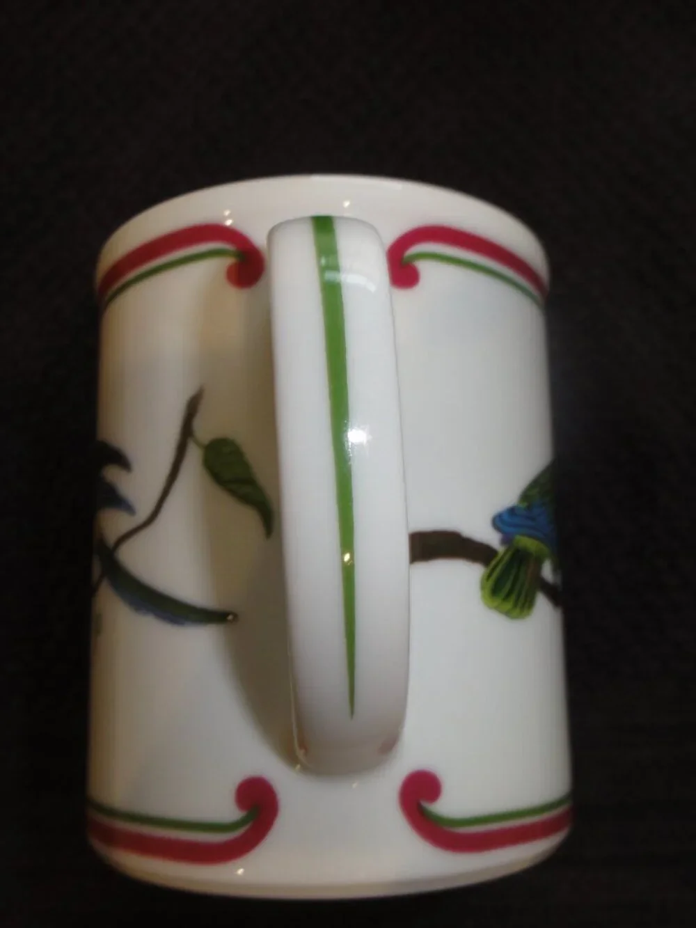 1989 Lynn Chase Parrots Of Paradise Set of Two Coffee Mugs VERY GOOD CONDITION!