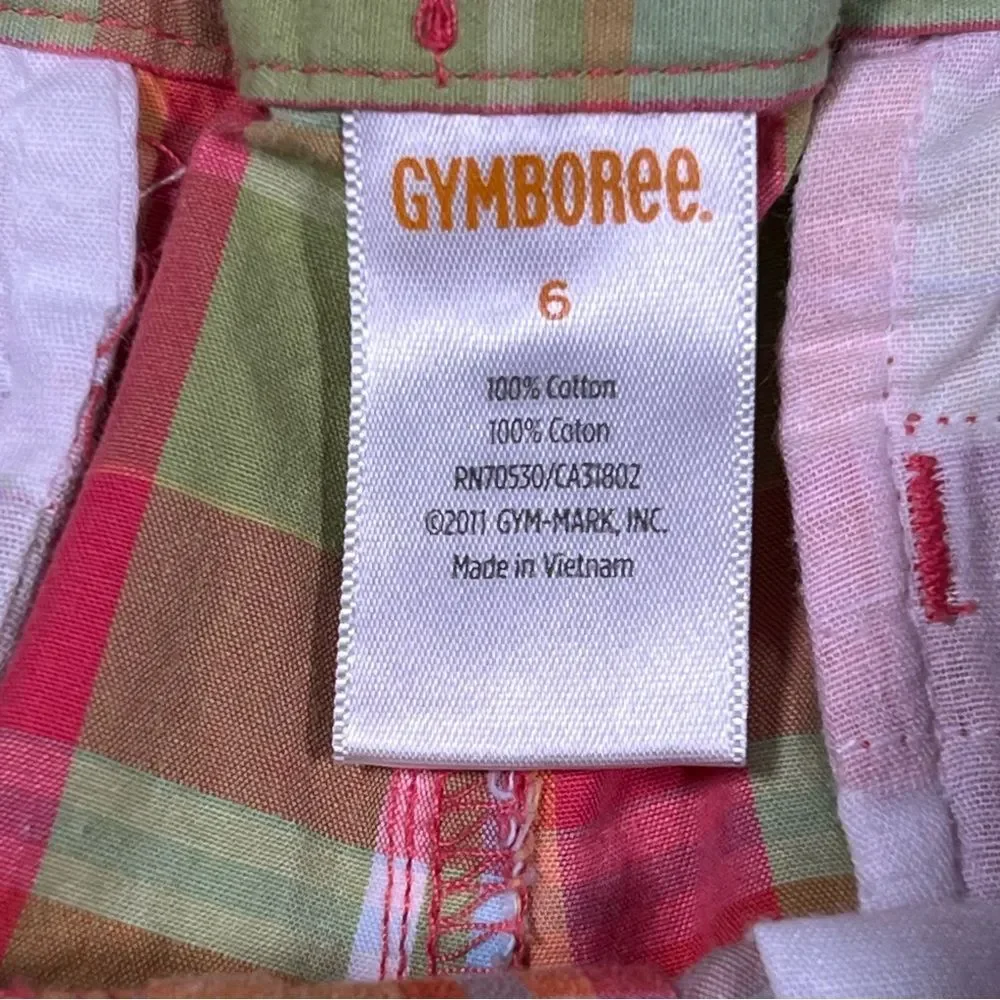 Gymboree plaid bermuda