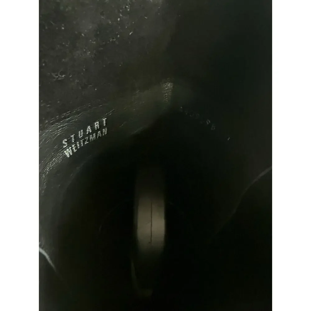 Stuart Weitzman 5050 Over The Knee Boots Black Suede Size 7