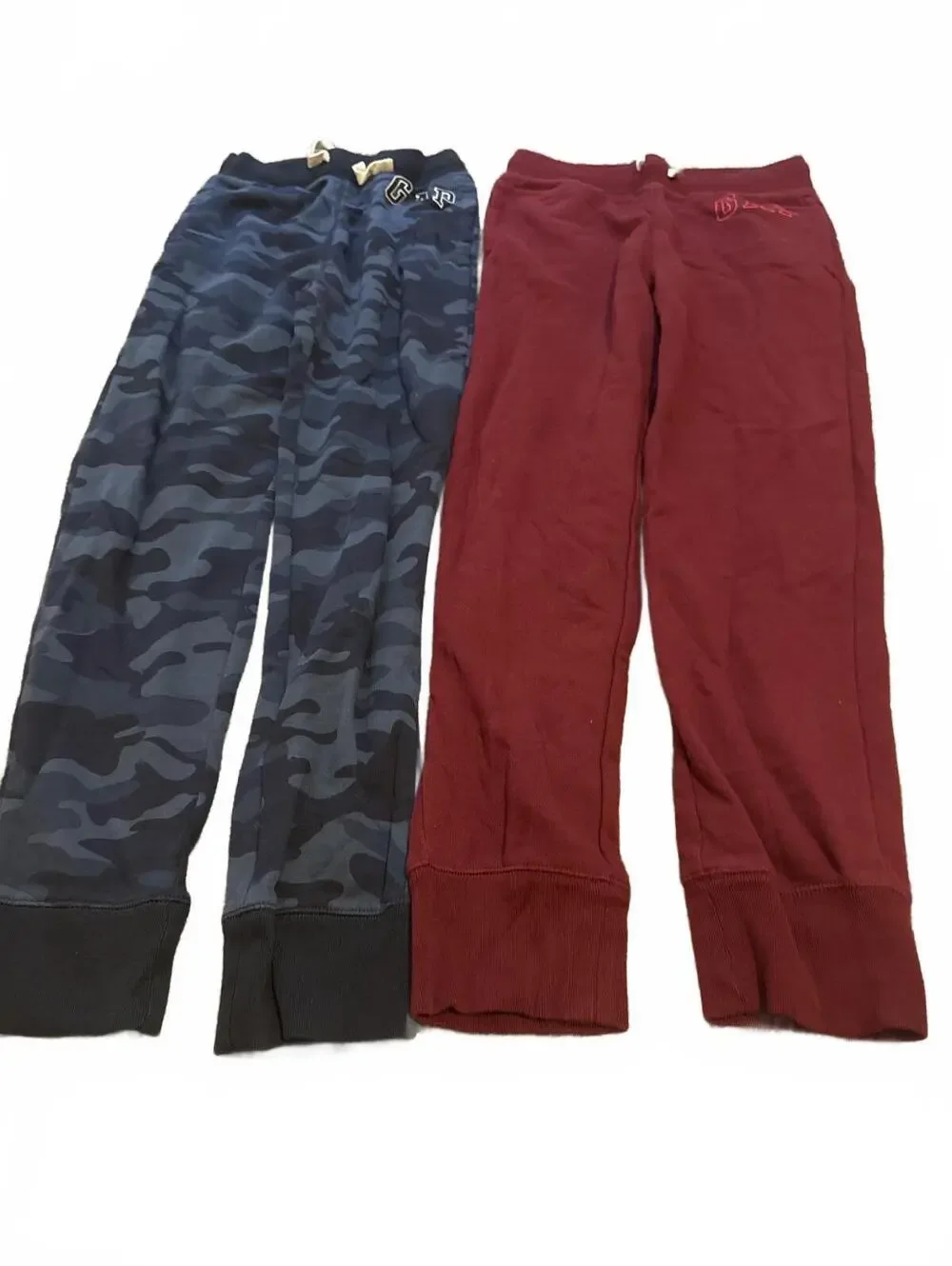 GAP Kids Boys Lot of 2 XXL Blue & Red Camouflage Jogger Pants