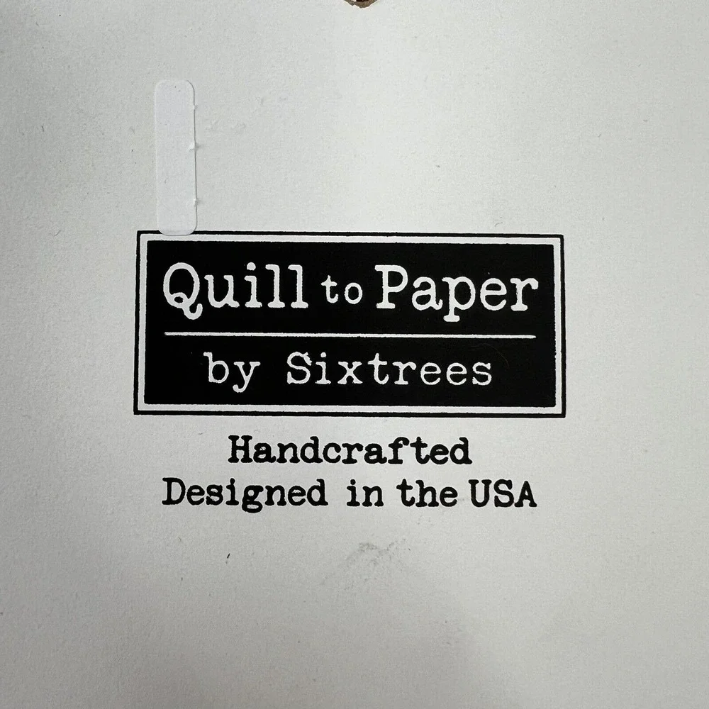Quill to Paper by Sixtrees handcrafted wooden