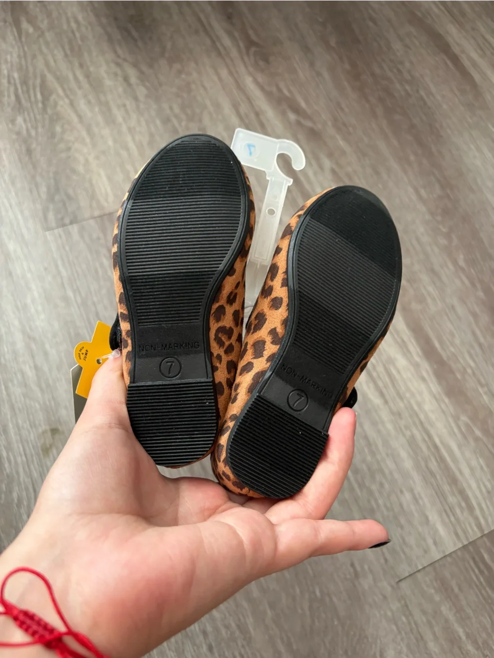 Carter's Leopard Print Mary Jane Flats - Brown & Black