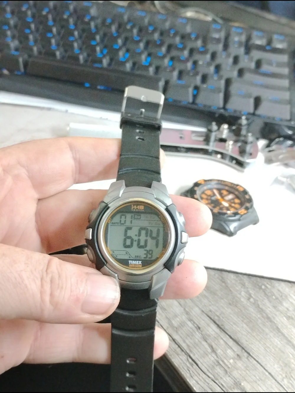 Timex clear digital