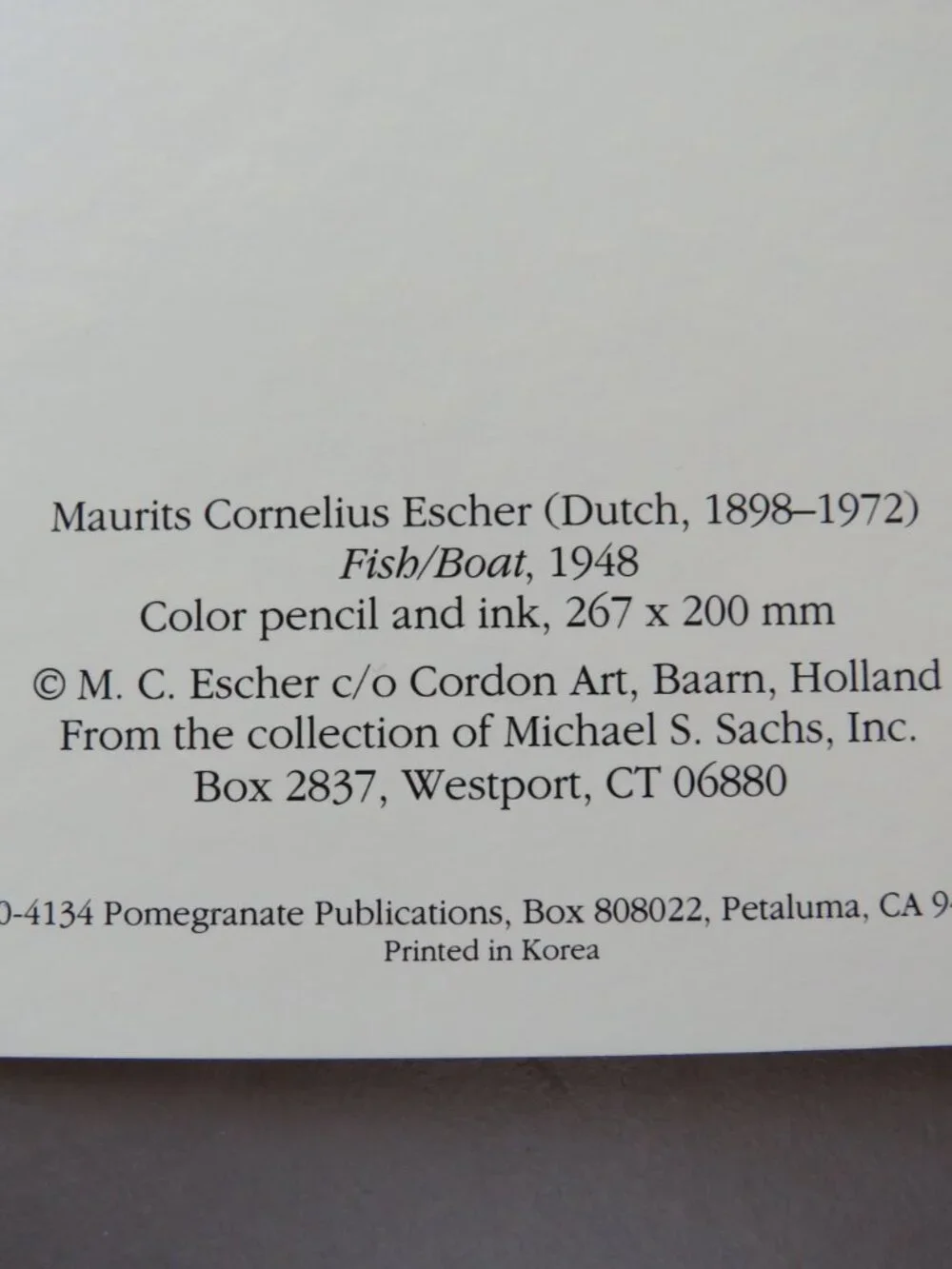 N/A sale escher