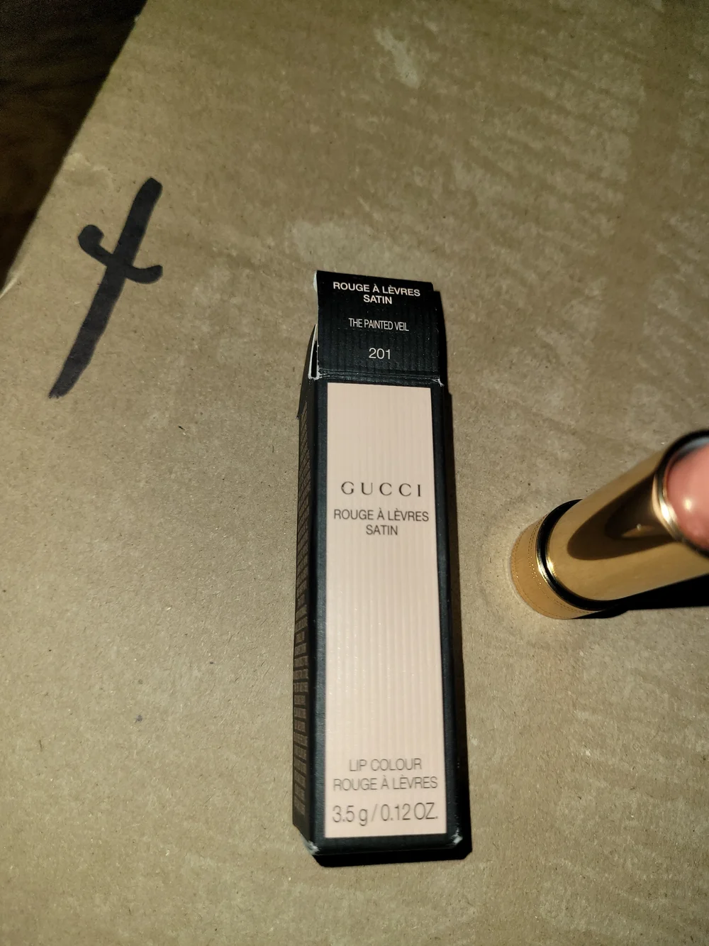Gucci Satin Lipstick -  201