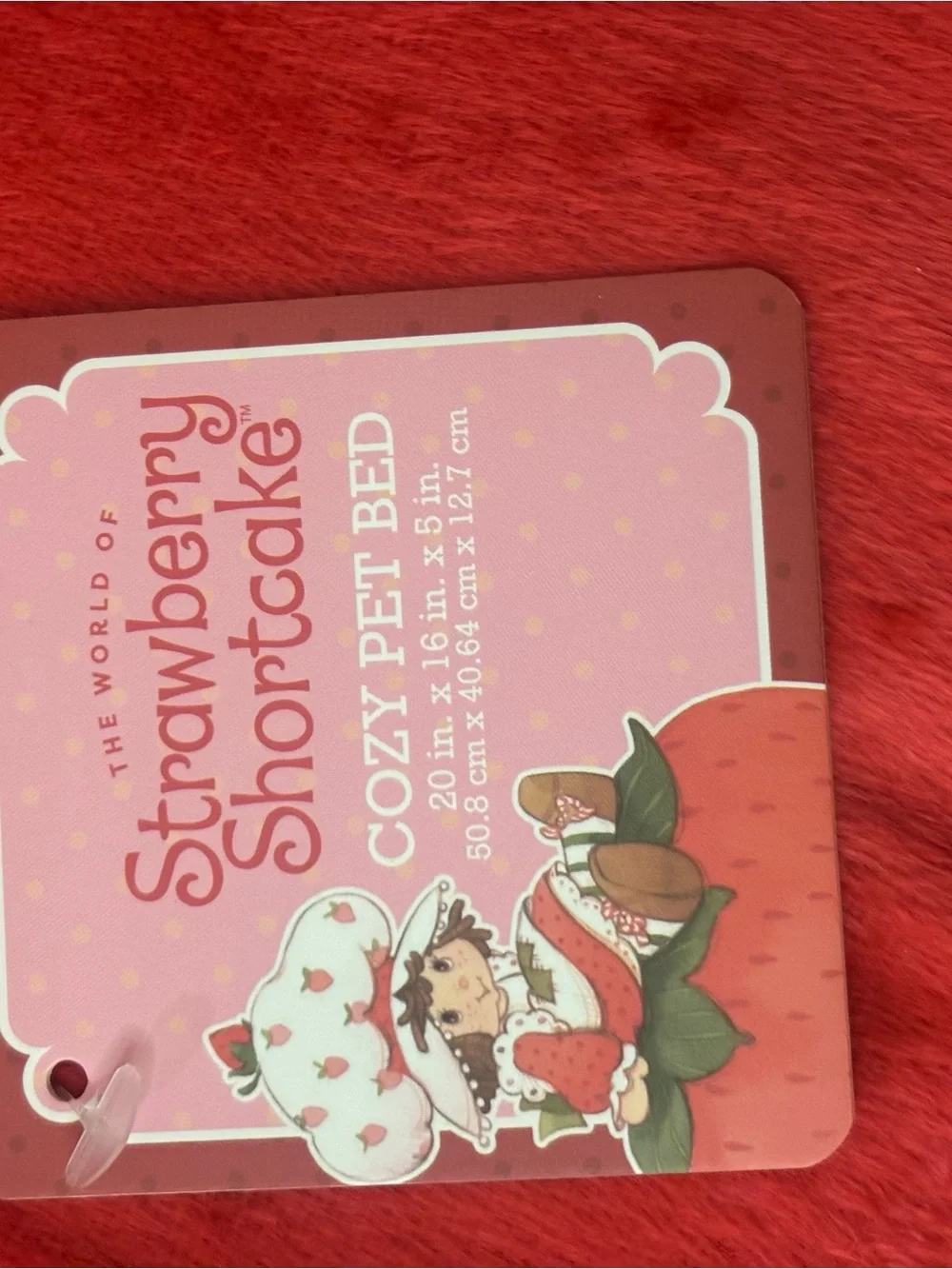 Strawberry Shortcake soft red