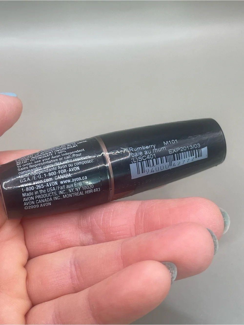 2009 AVON Rumberry M101 ULTRA COLOR RICH Lipstick NEW SEALED Exp 2013
