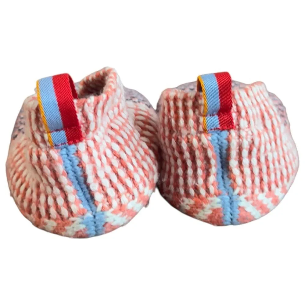 Bombas Kids Gripper Slippers Orange Cozy Footwear. Toddler Little Kid 5-7.