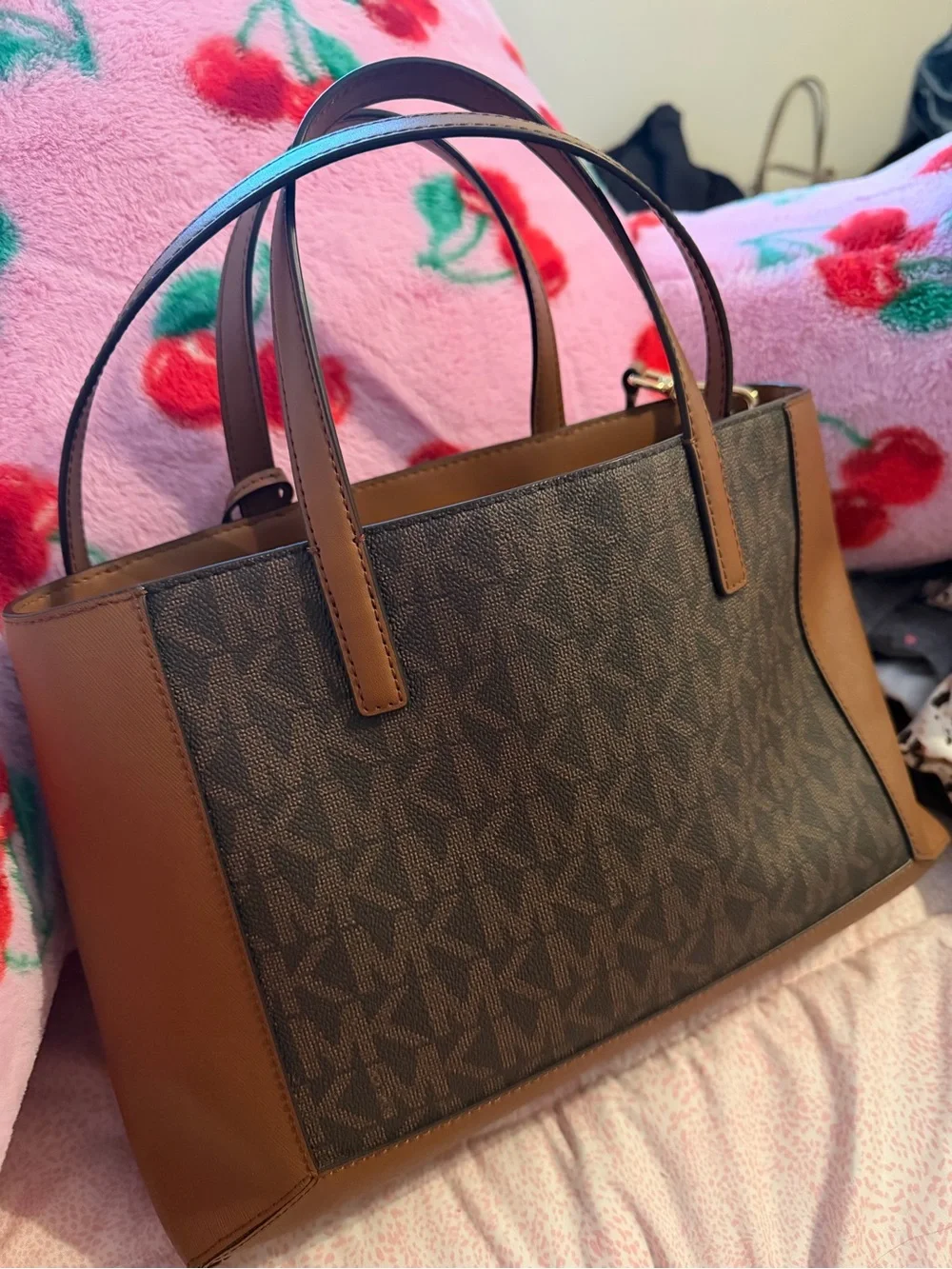 Michael Kors structured satchel