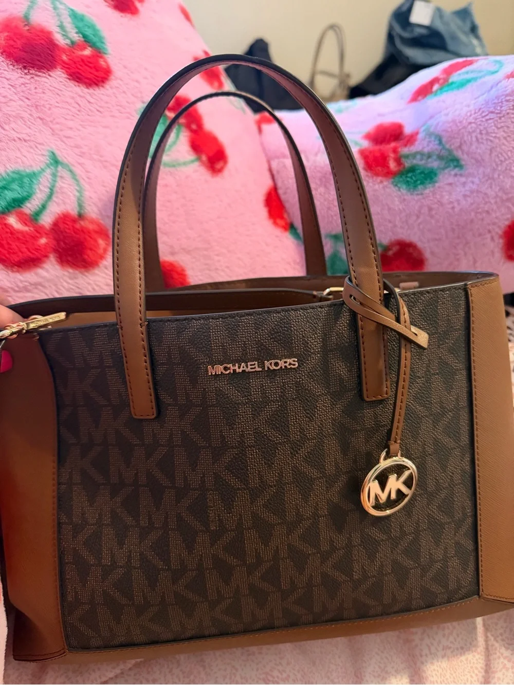 Michael Kors structured satchel