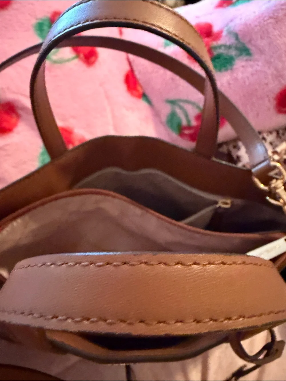 Michael Kors structured satchel