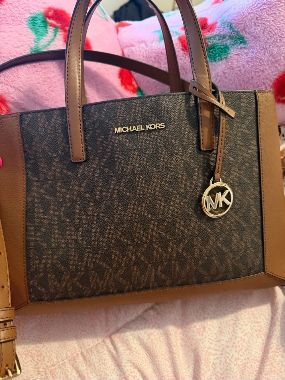 Michael Kors structured satchel
