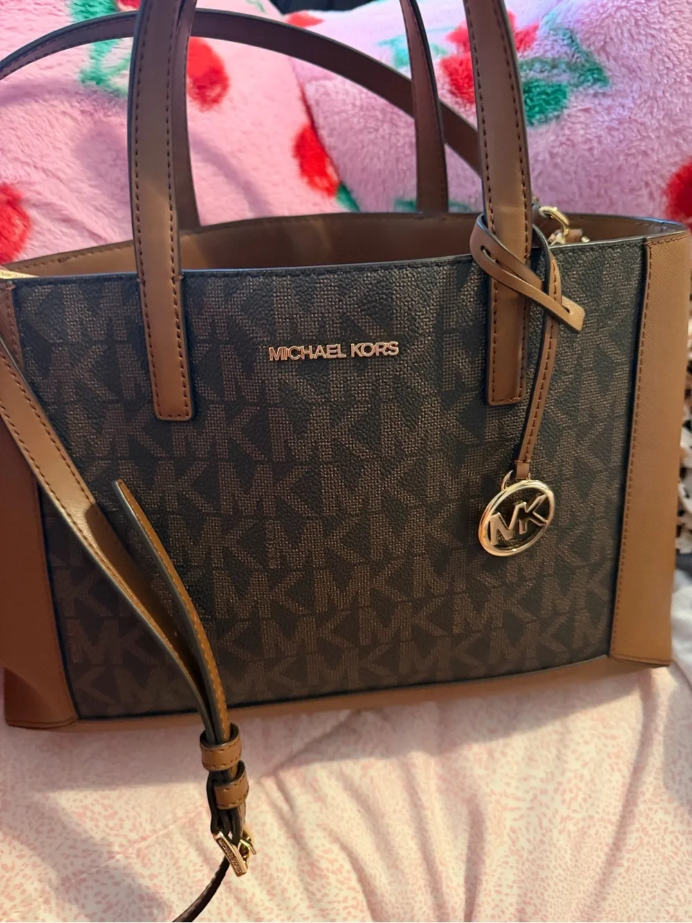 Michael Kors structured satchel