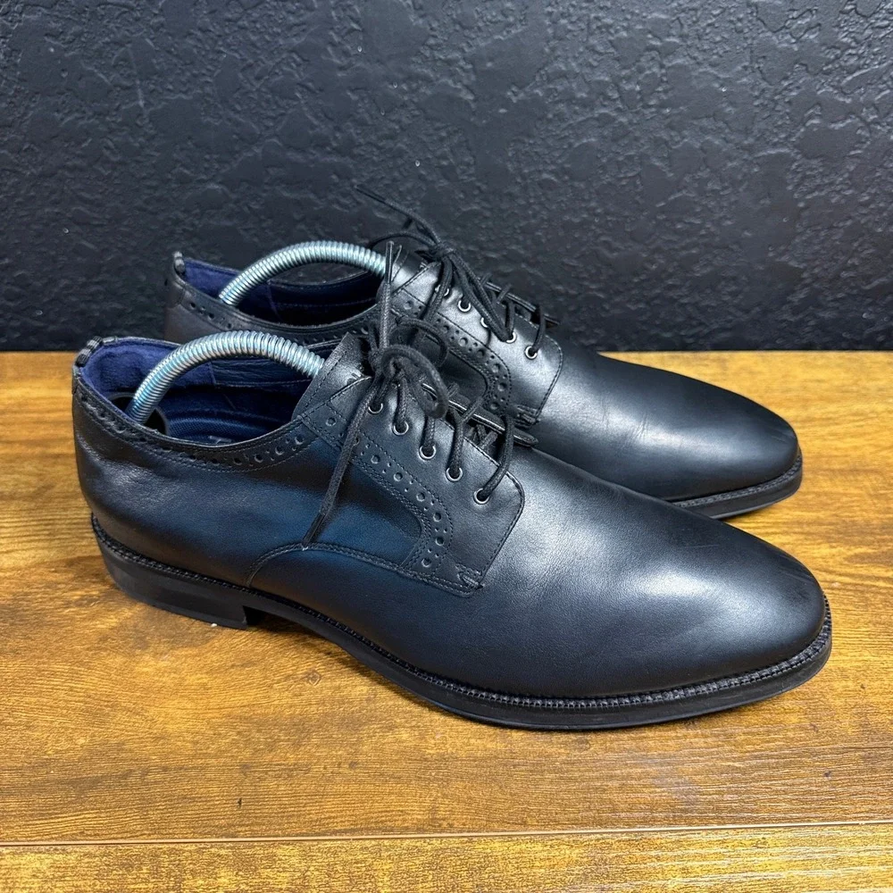 Cole Haan Grand 360 C30627 Black Leather Oxford Dress Shoes Mens 9M