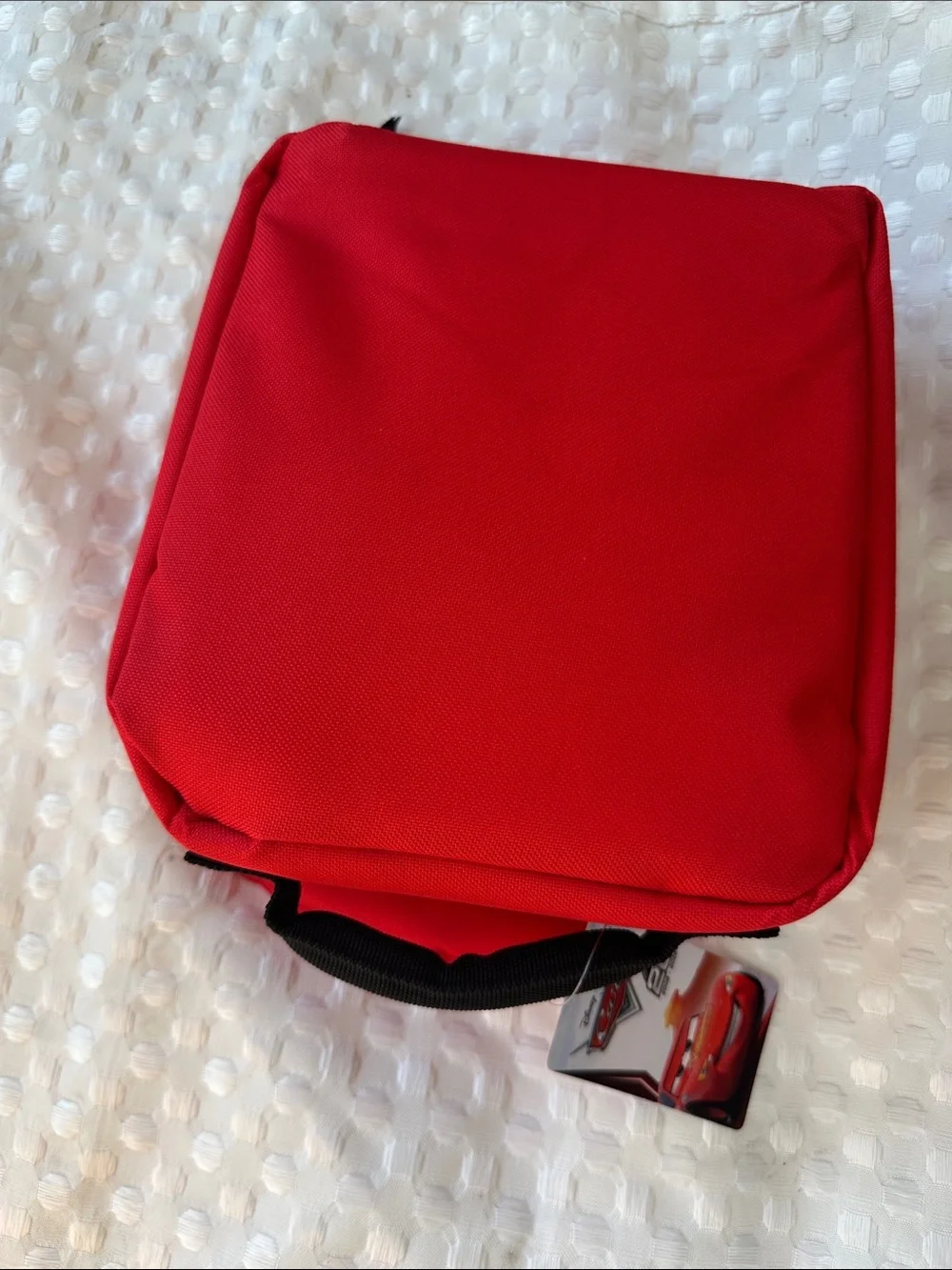 Cars Lightning McQueen Kids Lunch Bag NEW