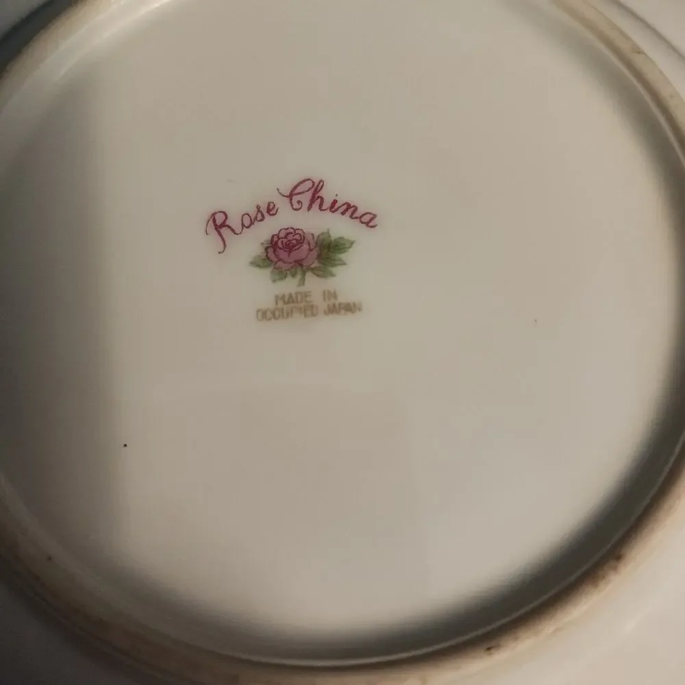 Rose China vtg rose
