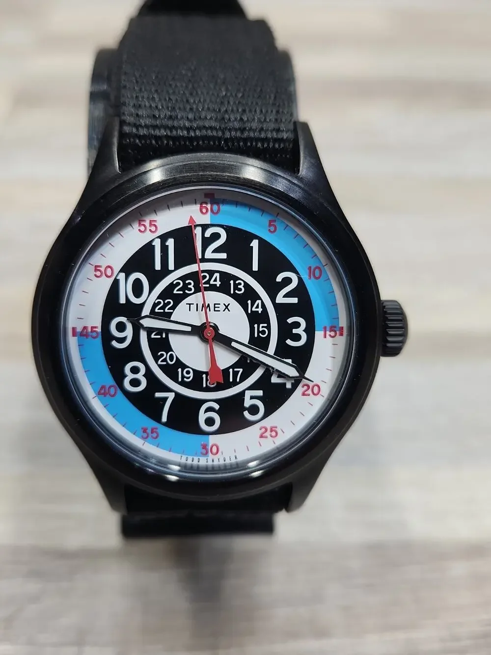Timex C Todd Snyder Black Nato Strap Quartz Men's Watch 47N TW2R56000
