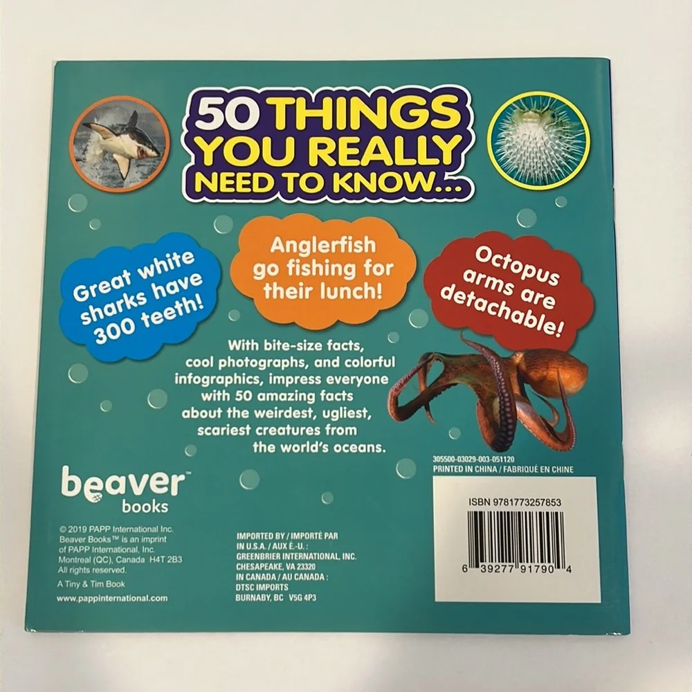 Kids Books: Ocean Monsters, Choose Your Own Adventure Robot, Berenstain Bears