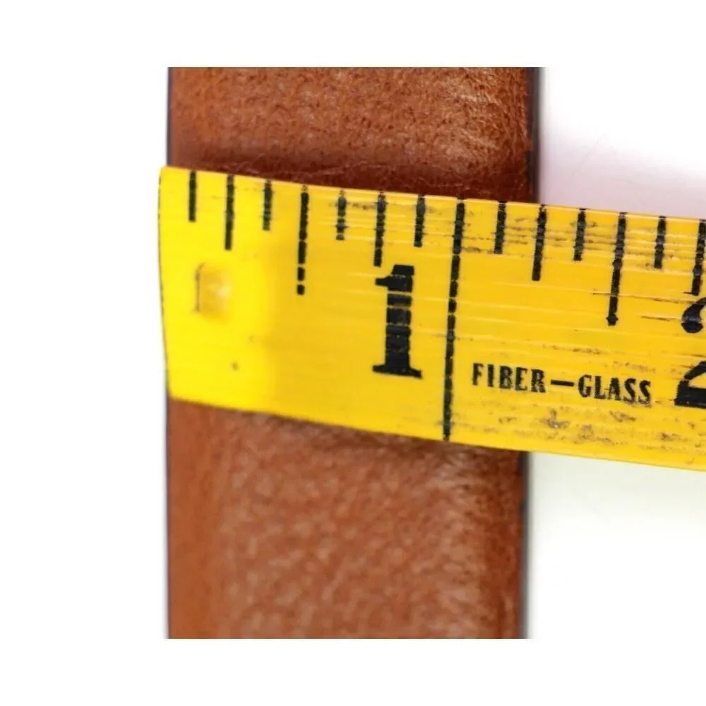 INDIA BROWN GENUINE LEATHER 1 1/4