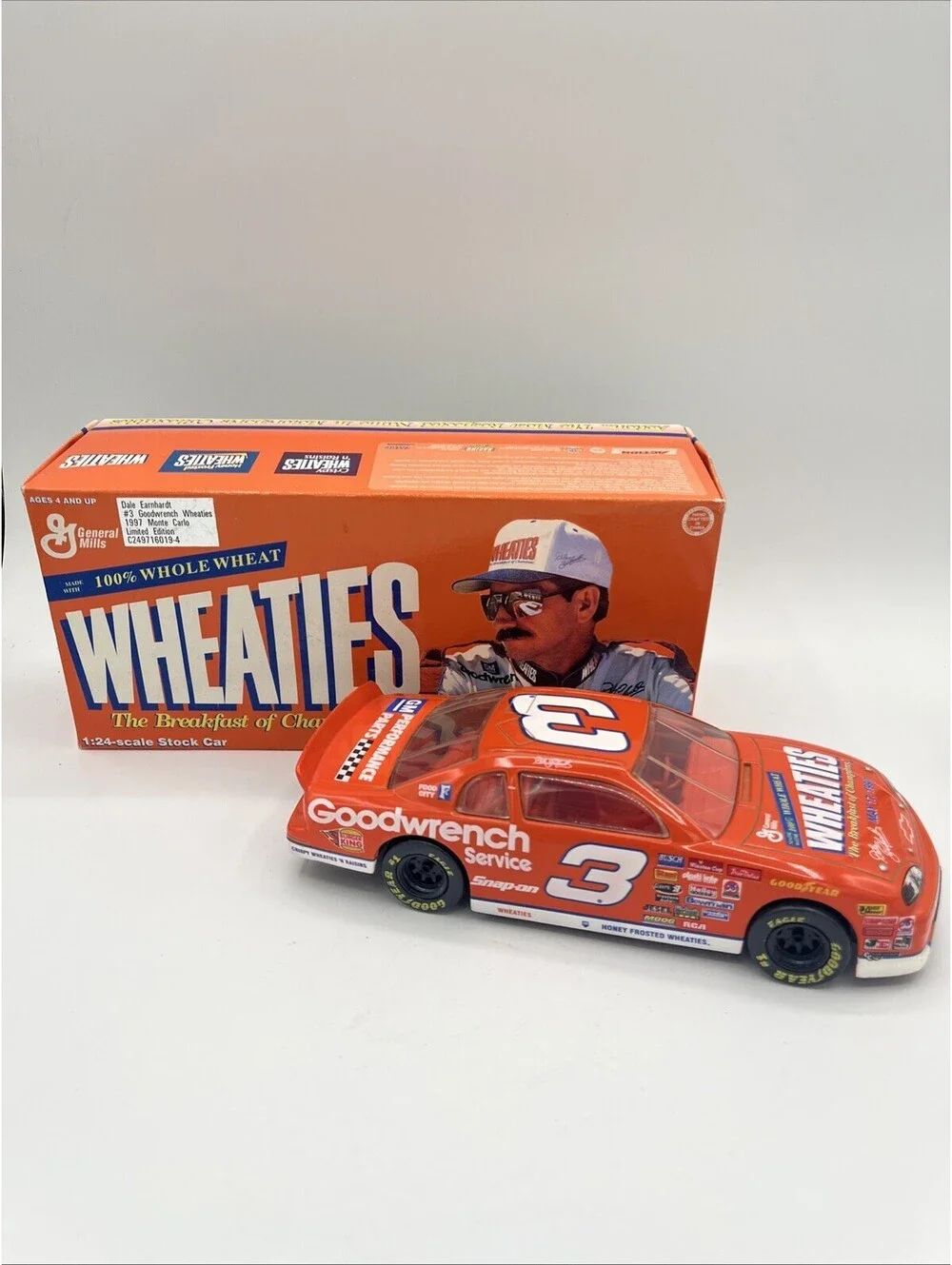 Nascar Action 1997 Dale Earnhardt Sr #3 GM Goodwrench Wheaties 1:24 *Pristine*