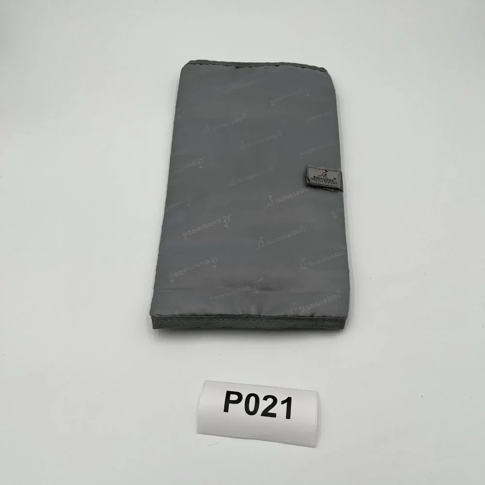 Babbleroo Baby Changing‎ Mat Pad Slate Wolf Gray Portable Travel Cushion FLAWED