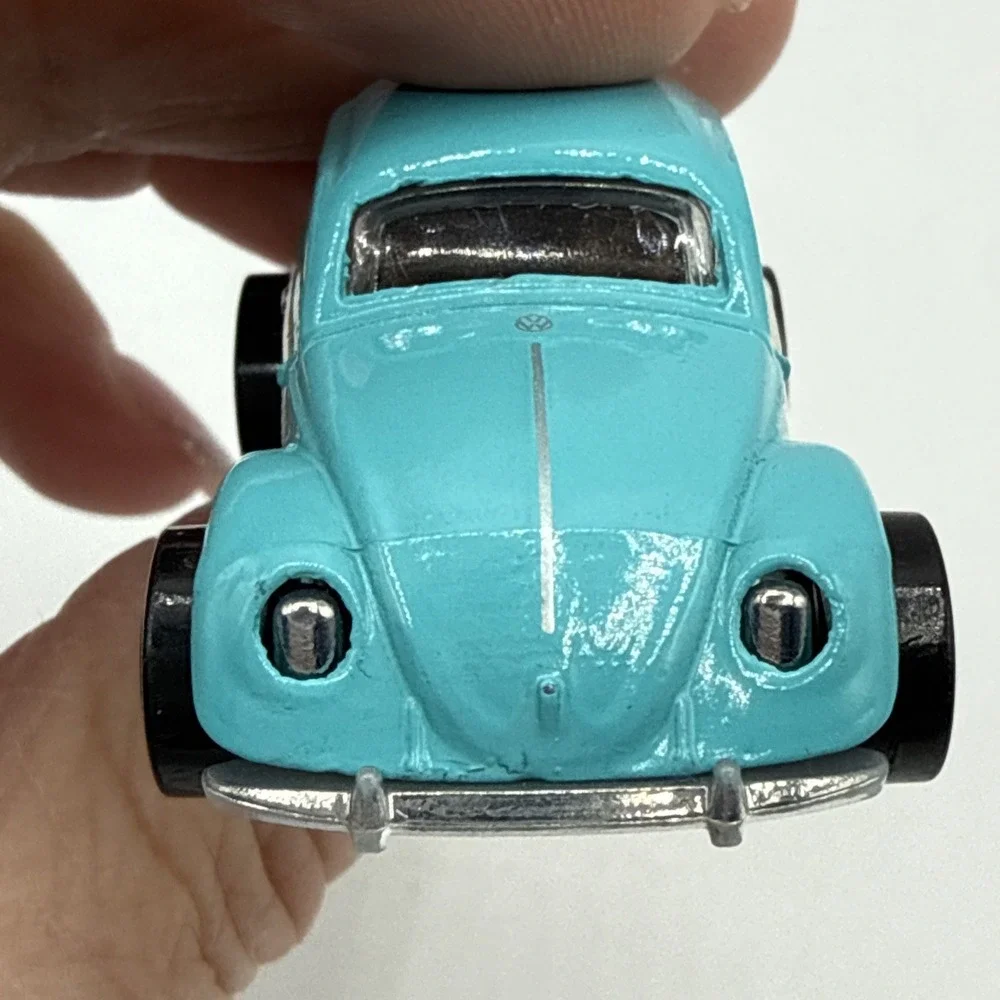 1988 HOT WHEELS VOLKSWAGEN BEETLE BUG BLUE &‎ WOOD TONE 1:64