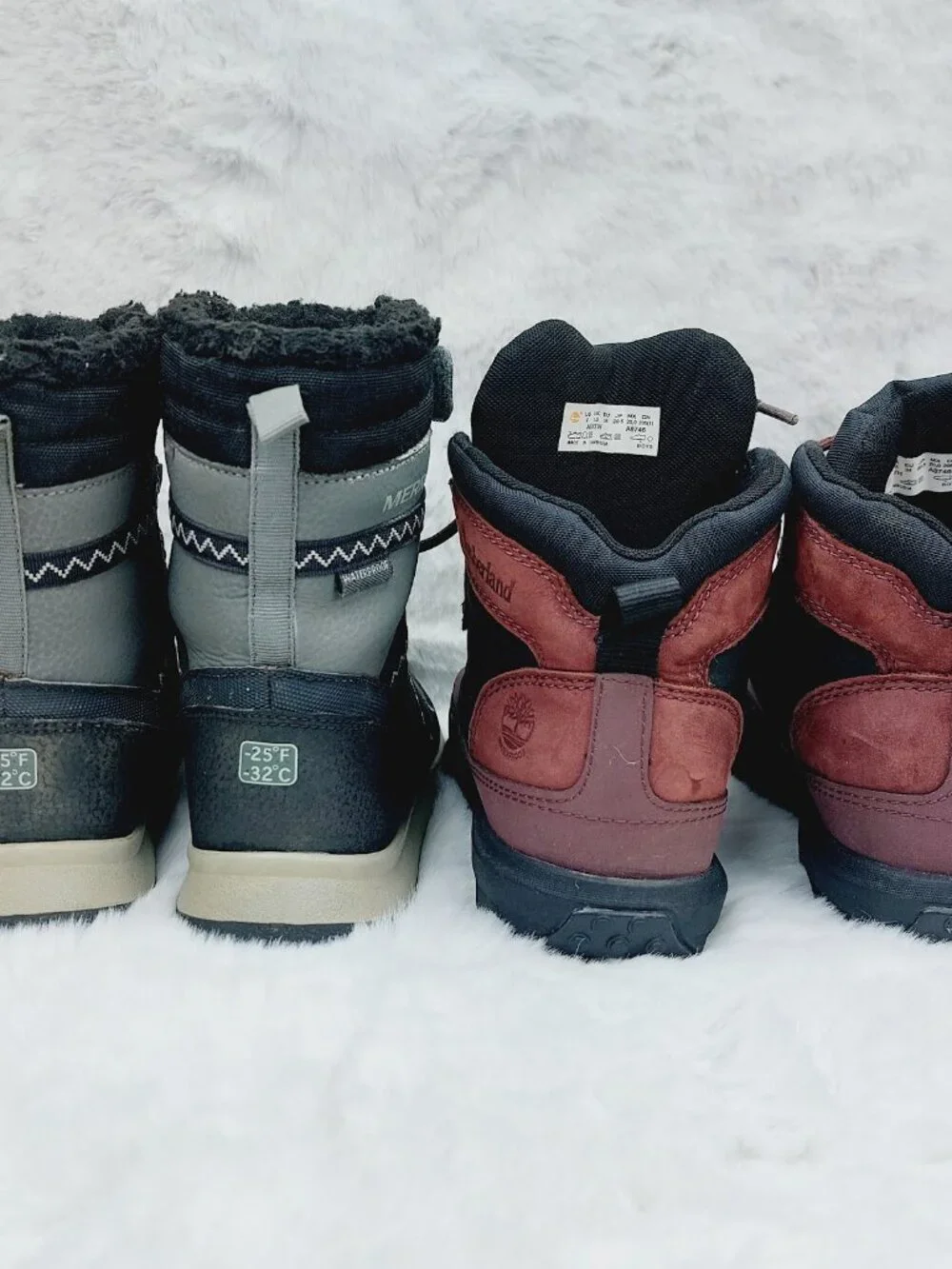 Timberland/Merrell set timberland