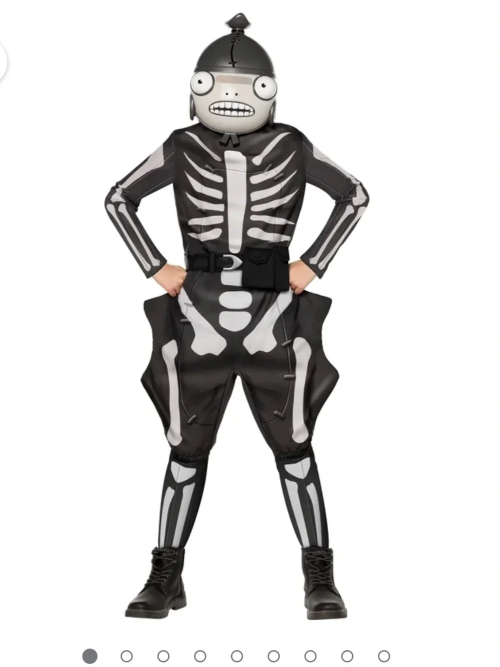 Fortnite Fishskull Youth Halloween Costume for Boys size M (8-10) NWT 3pcs set