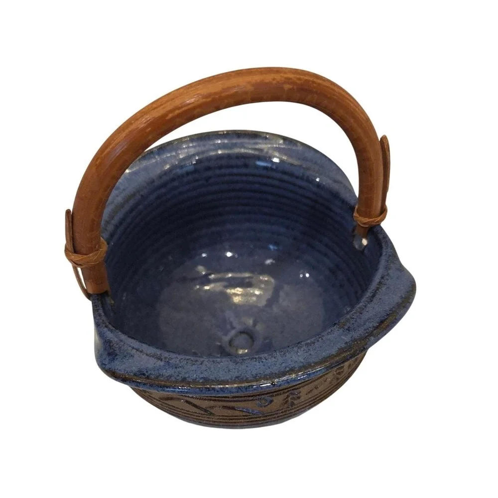 Groundhog Pottery fiber bowl