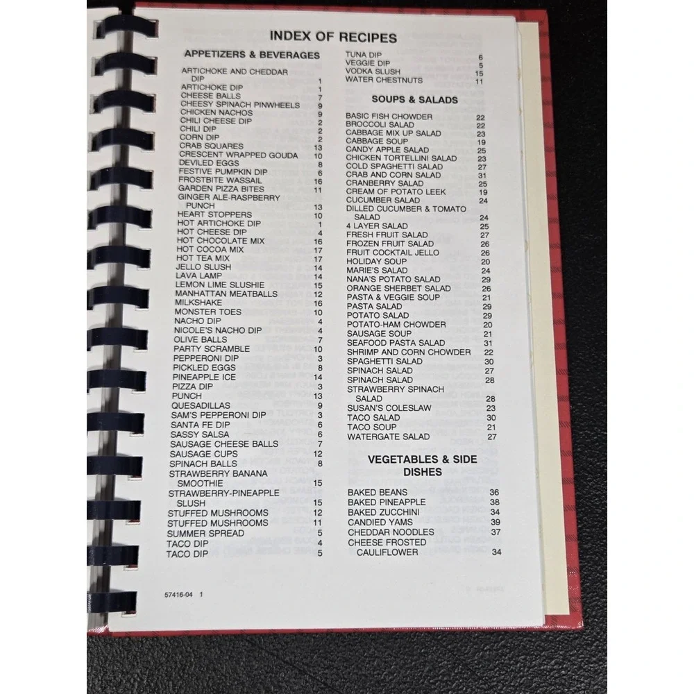 Scott Middle School Families Cookbook Coatesville, Pennsylvania Recipe Book 2004