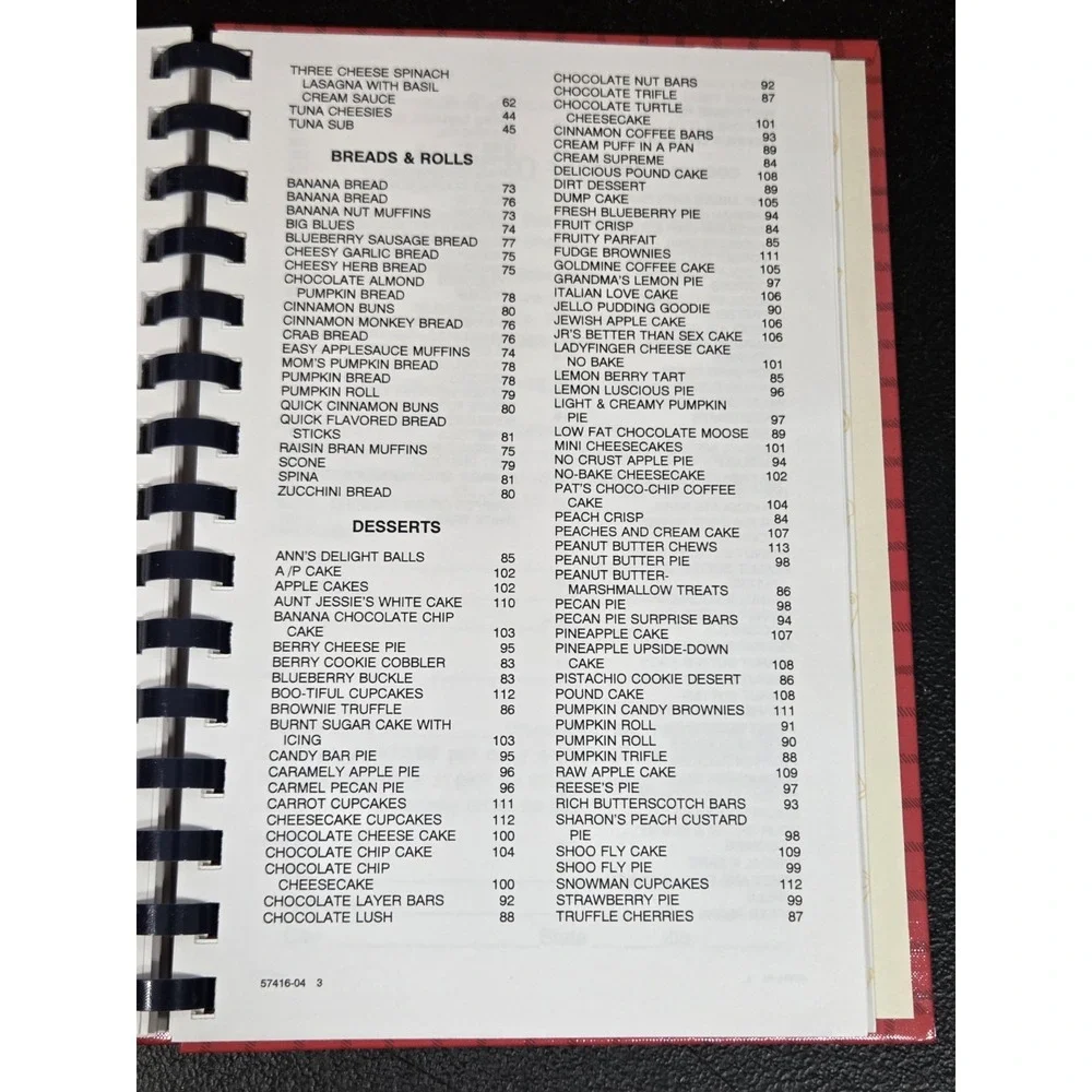 Scott Middle School Families Cookbook Coatesville, Pennsylvania Recipe Book 2004