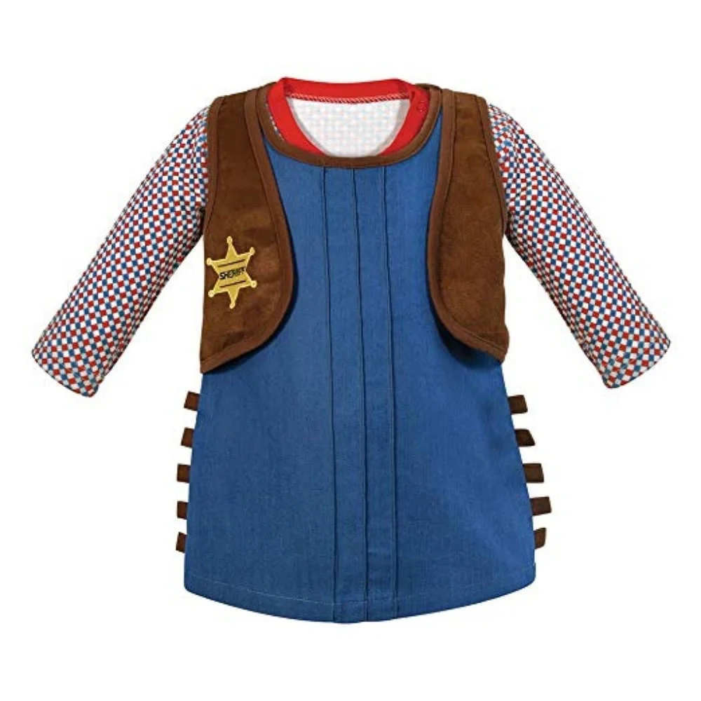 Stephan Baby Cowgirl Sheriff Outfit‎ Costume Size 12-18 Months New with Tags