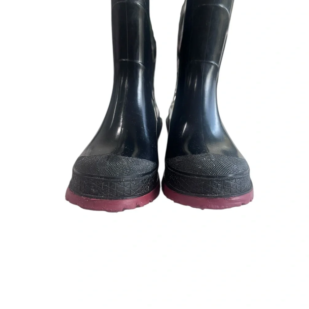 LaCrosse Black Boots with Red‎ Soles Youth Size 5