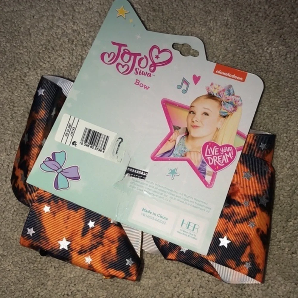 Jo Jo Siwa Bow Clip Ghost Witch Hat Halloween‎ New