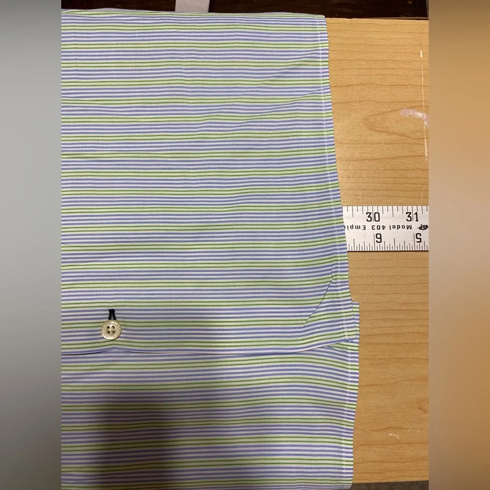Banana Republic Albini Italian Cotton Slim Fit French Cuff Dress Shirt Men’s M