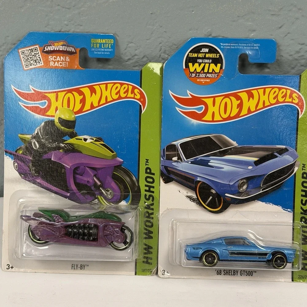 Hot Wheels Bent‎ Cards Still Sealed Lot Of 4 Various Models