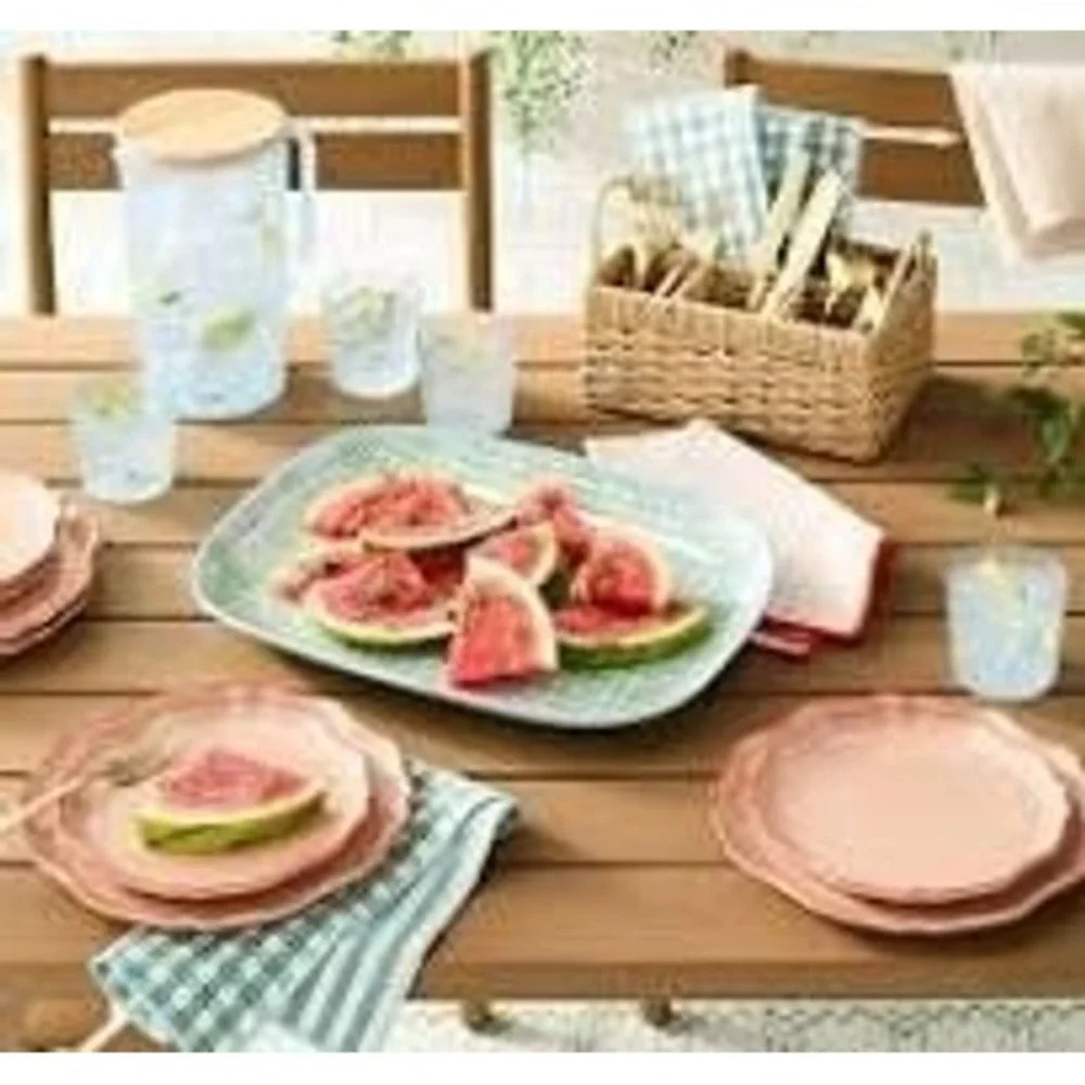 3L Acrylic Beverage Pitcher and Cup Set Blue - Hearth & Hand Magnolia,‎ Target