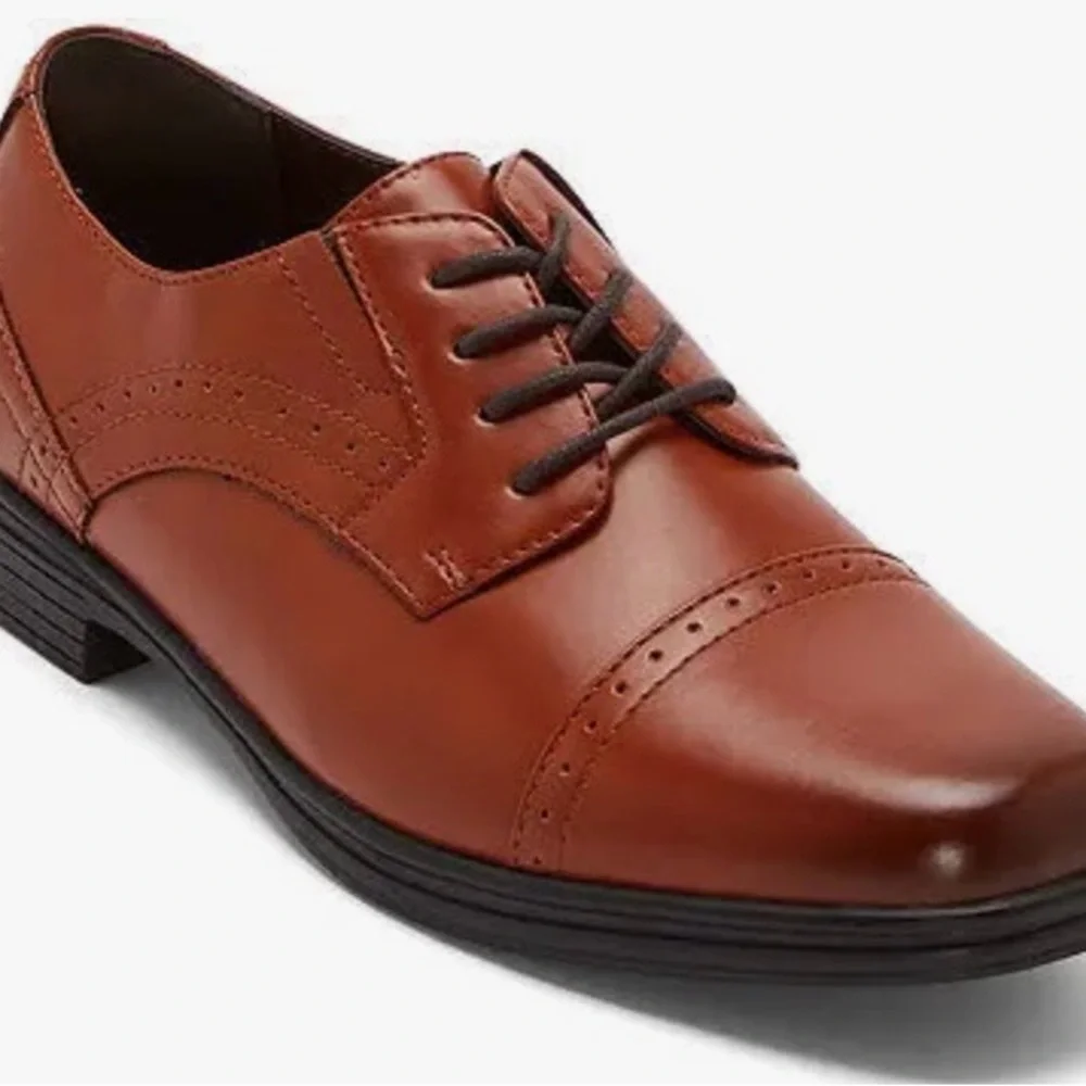 Stafford Dane Jr Little & Big Kid Boys Memory‎ Foam Oxford Shoes Size 13M