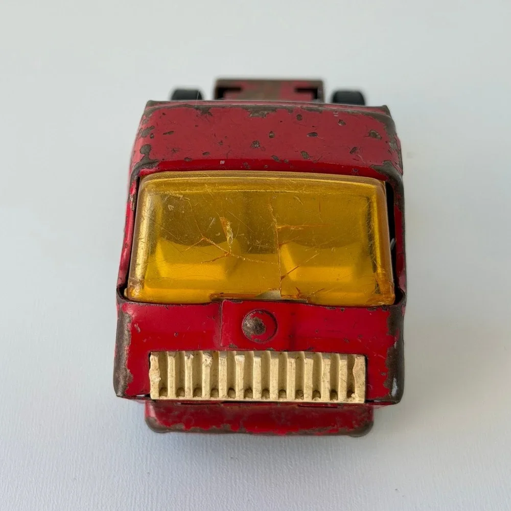 Vintage 70s Tonka Diecast Cab Semi Truck Red Retro Metal Toy Vehicle
