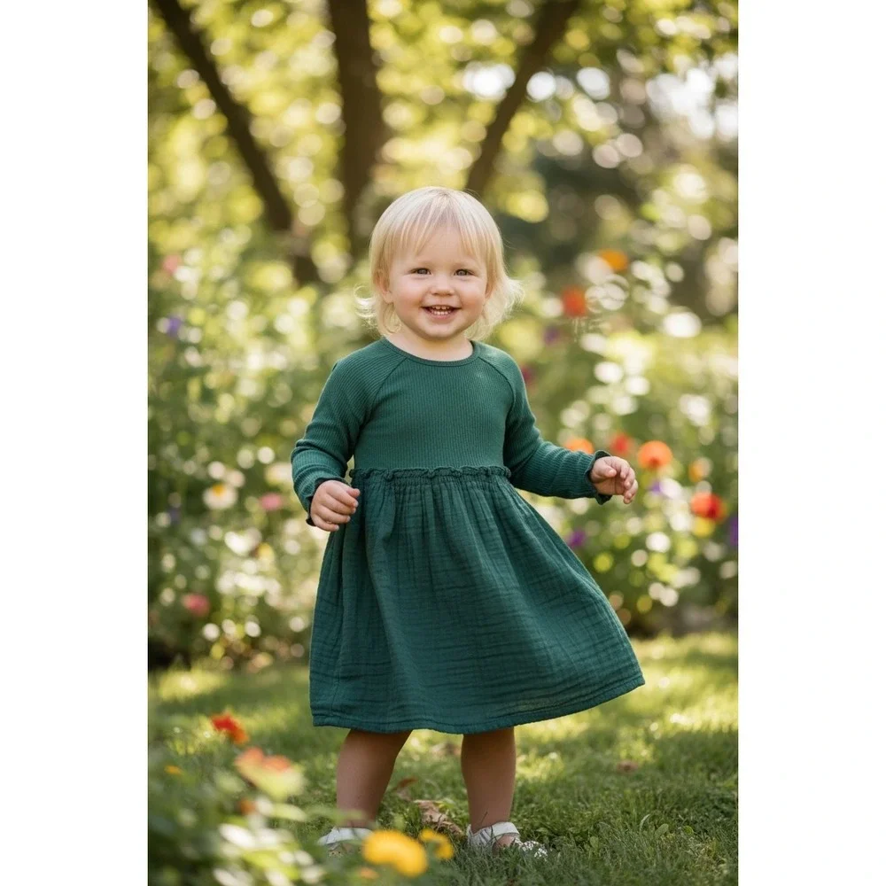 Old Navy Green Kids Casual Dress‎