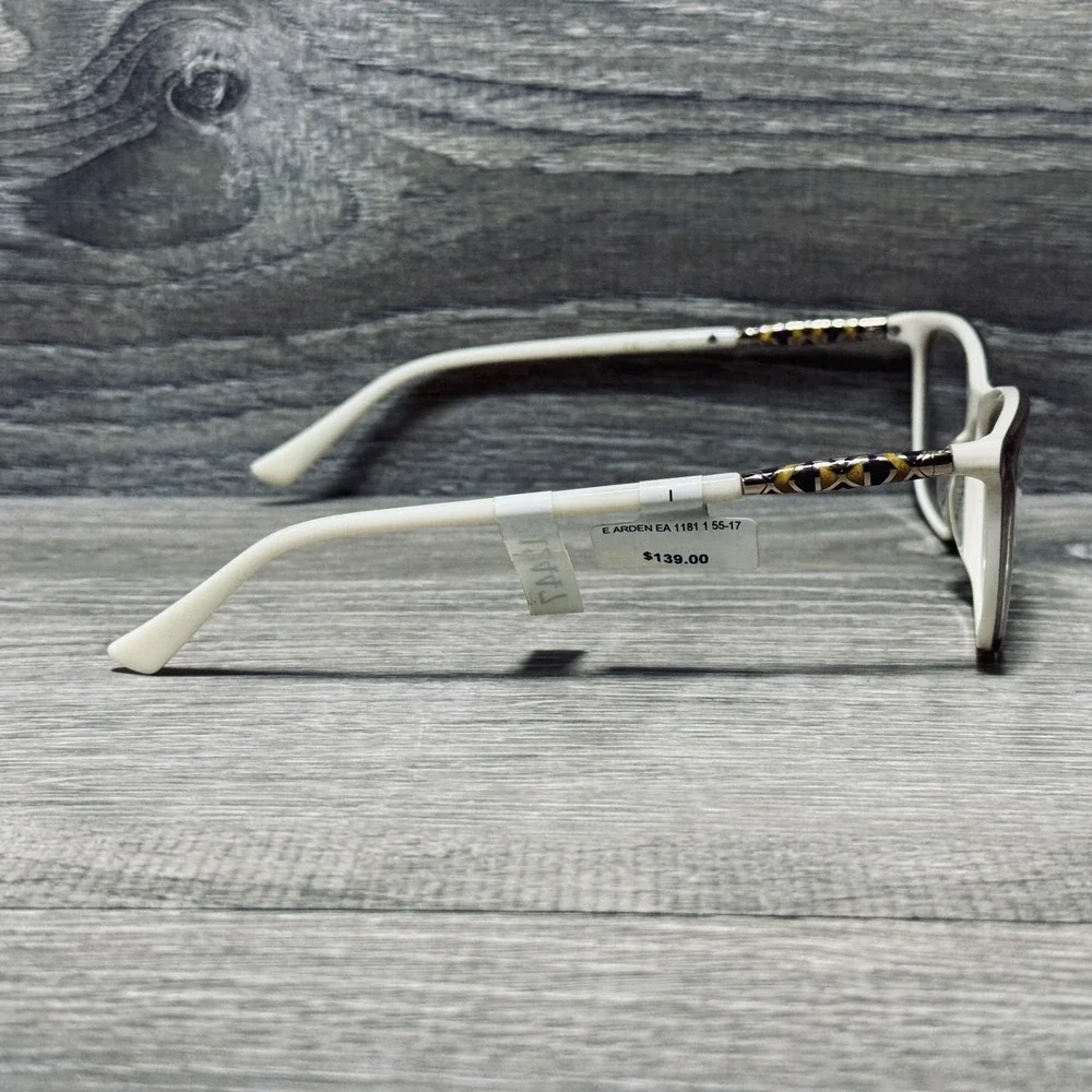 Elizabeth Arden EA 1181 55-17 Eyeglass Frames Womens Beige Argyle‎ Square 140