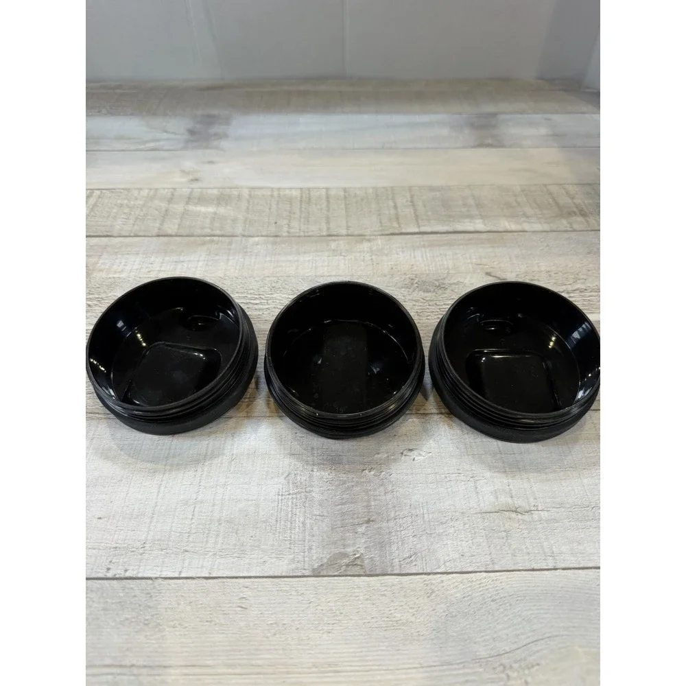 Nutri Ninja Flip Top Screw On To Go Blender Cup Lids 18 24 32 Oz Lot of 3